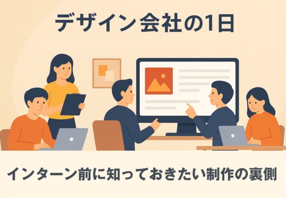 デザイン会社の1日｜インターン前に知っておきたい制作の裏側