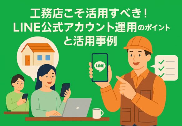工務店こそ活用すべき!LINE公式アカウント運用のポイントと活用事例
