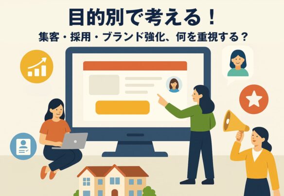 目的別で考える！大阪のホームページ制作｜集客・採用・ブランド強化、何を重視する？