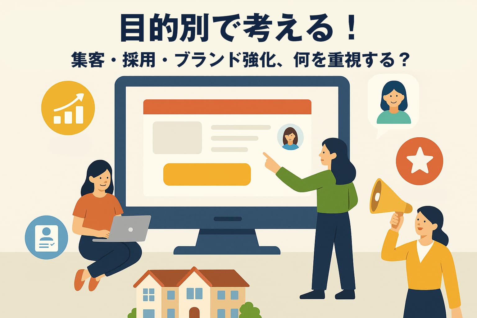 目的別で考える！大阪のホームページ制作｜集客・採用・ブランド強化、何を重視する？