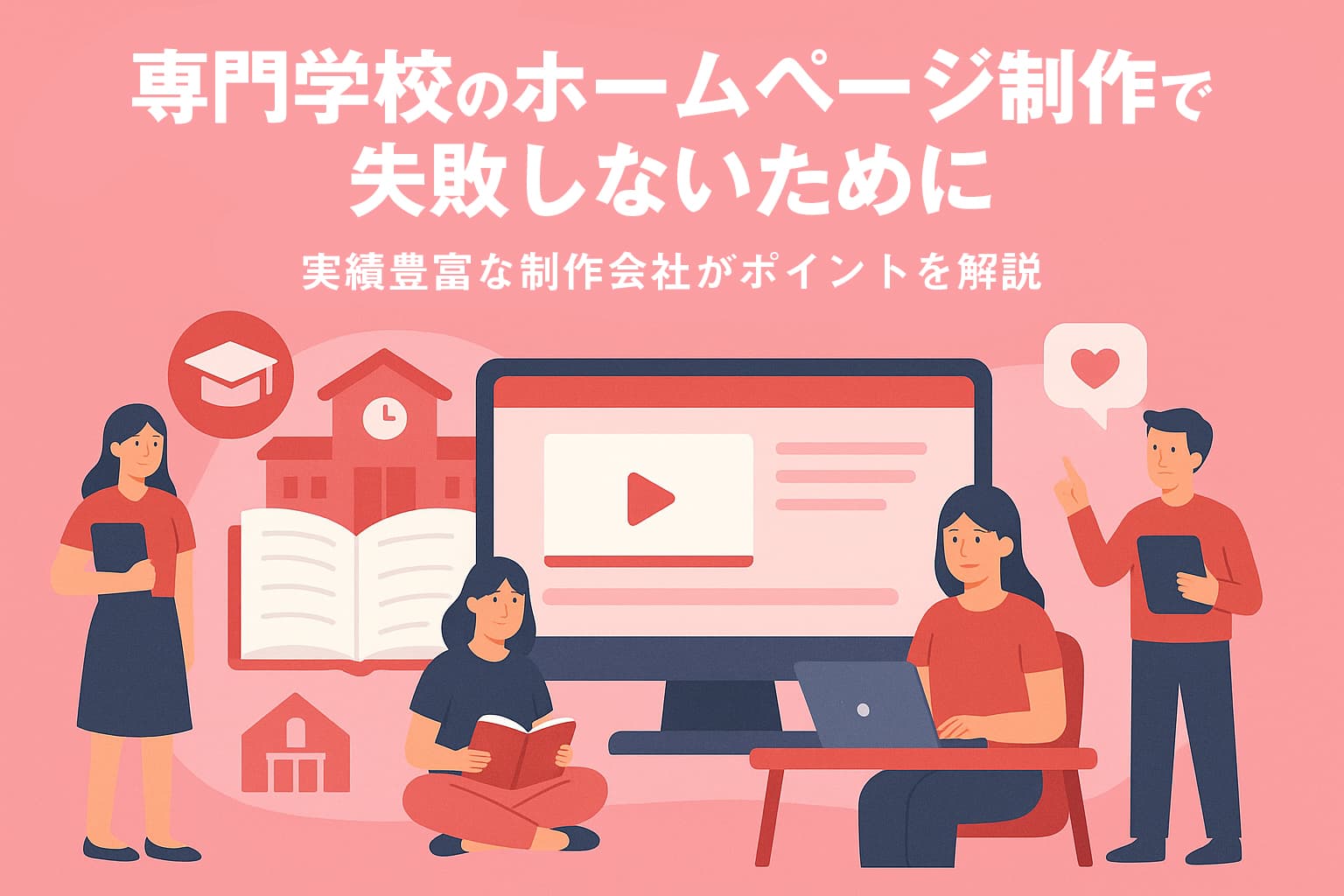 専門学校のホームページ制作で失敗しないために｜実績豊富な制作会社がポイントを解説