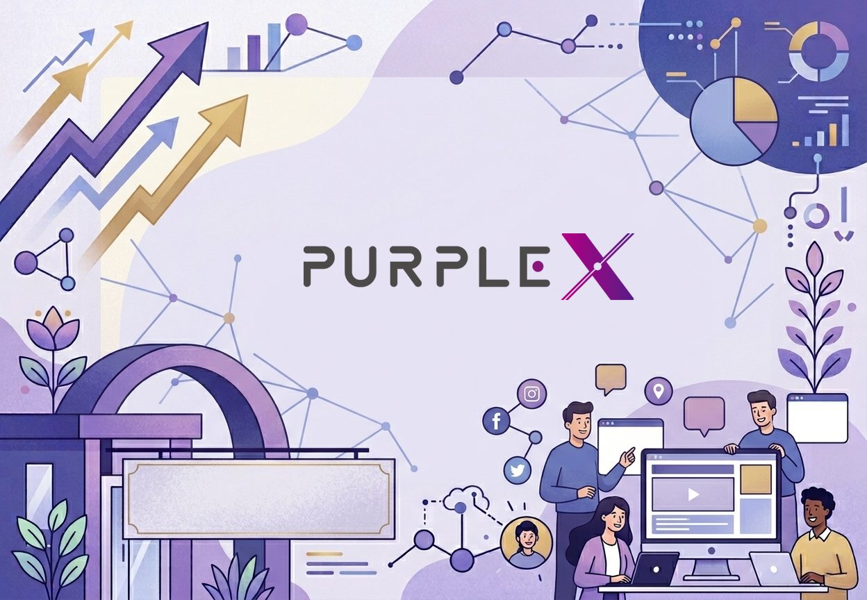 社名変更のお知らせ｜スタジオパープルグラフィックス → 株式会社パープルエックス